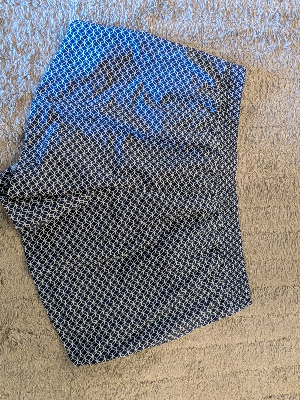 Abercrombie & Fitch Navy Geometric Print Women's